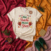Más Ponche Menos Stress T-Shirt, Spanish Christmas Shirt, Ponche Navideño Tee, Holiday Drinking Shirt, Funny Fiesta Navideña T-shirt, Winter Comfort Shirt, Unisex Xmas Gift Idea Mexicada