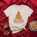Más Tamales, Menos Drama Christmas Tree Shirt, Funny Holiday Tamale Lover Tee, Mexican Food Xmas Gift, Festive Unisex T-Shirt Mexicada