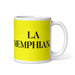 La Memphiana The Memphis Resident Funny Home Office Work Coffee Mug Mexican Spanish Pride Gift White Glossy Cup Yellow Card Mug Mexicada 11 oz