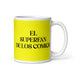 El Superfan De Los Comics The Comics Superfan Funny Home Office Work Coffee Mug Mexican Spanish Pride Gift White Glossy Cup Yellow Card Mug Mexicada 11 oz