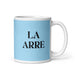 La Arre The Agreeable One Funny Home Office Work Coffee Mug Mexican Spanish Pride Gift White Glossy Cup Sky Blue Card Mug Mexicada 11 oz