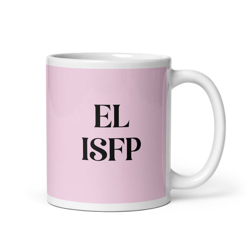 El ISFP The Adventurer MBTI Personality Funny Home Office Work Coffee Mug Mexican Spanish Pride Gift White Glossy Cup Light Pink Card Mug Mexicada 11 oz