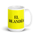 El Islandés The Icelandic Funny Home Office Work Coffee Mug Mexican Spanish Pride Gift White Glossy Cup Yellow Card Mug Mexicada 15 oz