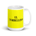 El Torbellino The Whirlwind Funny Home Office Work Coffee Mug Mexican Spanish Pride Gift White Glossy Cup Yellow Card Mug Mexicada 15 oz