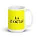 La Choctaw The Choctaw Funny Home Office Work Coffee Mug Mexican Spanish Pride Gift White Glossy Cup Yellow Card Mug Mexicada 15 oz