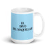 El Divo Del Maquillaje The Makeup Diva Funny Home Office Work Coffee Mug Mexican Spanish Pride Gift White Glossy Cup Sky Blue Card Mug Mexicada 15 oz