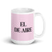 El De Aire The Air Sign Funny Home Office Work Coffee Mug Mexican Spanish Pride Gift White Glossy Cup Light Pink Card Mug Mexicada 15 oz