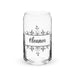 Eleanor Exclusive Name Art Piece Can-Shaped Glass Home Office Work Mexican Spanish Pride Gift Cup One-Of-A-Kind Calligraphy Glass | E15 Mexicada 16 oz