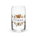 Eliana Exclusive Name Art Piece Can-Shaped Glass Home Office Work Mexican Spanish Pride Gift Cup One-Of-A-Kind Calligraphy Glass | E26 Mexicada 16 oz