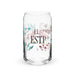 El Estp Exclusive Art Piece Can-Shaped Glass Home Office Work Mexican Spanish Pride Gift Cup One-Of-A-Kind Calligraphy Glass | E11 Mexicada 16 oz