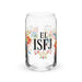 El Isfj Exclusive Art Piece Can-Shaped Glass Home Office Work Mexican Spanish Pride Gift Cup One-Of-A-Kind Calligraphy Glass | E5 Mexicada 16 oz