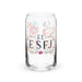 El Esfj Exclusive Art Piece Can-Shaped Glass Home Office Work Mexican Spanish Pride Gift Cup One-Of-A-Kind Calligraphy Glass | E12 Mexicada 16 oz