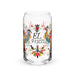 El Piscis Exclusive Art Piece Can-Shaped Glass Home Office Work Mexican Spanish Pride Gift Cup One-Of-A-Kind Calligraphy Glass | E1 Mexicada 16 oz