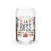 La Boss Exclusive Art Piece Can-Shaped Glass Home Office Work Mexican Spanish Pride Gift Cup One-Of-A-Kind Calligraphy Glass | L13 Mexicada 16 oz