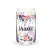 La Boss Exclusive Art Piece Can-Shaped Glass Home Office Work Mexican Spanish Pride Gift Cup One-Of-A-Kind Calligraphy Glass | L18 Mexicada 16 oz