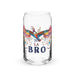 La Bro Exclusive Art Piece Can-Shaped Glass Home Office Work Mexican Spanish Pride Gift Cup One-Of-A-Kind Calligraphy Glass | L3 Mexicada 16 oz