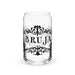 La Bruja Exclusive Art Piece Can-Shaped Glass Home Office Work Mexican Spanish Pride Gift Cup One-Of-A-Kind Calligraphy Glass | L10 Mexicada 16 oz