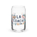 La Coach Exclusive Art Piece Can-Shaped Glass Home Office Work Mexican Spanish Pride Gift Cup One-Of-A-Kind Calligraphy Glass | L5 Mexicada 16 oz