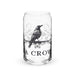 La Crow Exclusive Art Piece Can-Shaped Glass Home Office Work Mexican Spanish Pride Gift Cup One-Of-A-Kind Calligraphy Glass | L2 Mexicada 16 oz