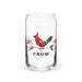 La Crow Exclusive Art Piece Can-Shaped Glass Home Office Work Mexican Spanish Pride Gift Cup One-Of-A-Kind Calligraphy Glass | L4 Mexicada 16 oz