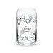 El Cajero Exclusive Art Piece Can-Shaped Glass Home Office Work Mexican Spanish Pride Gift Cup One-Of-A-Kind Calligraphy Glass | E7 Mexicada 16 oz