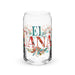 El Caña Exclusive Art Piece Can-Shaped Glass Home Office Work Mexican Spanish Pride Gift Cup One-Of-A-Kind Calligraphy Glass | E1 Mexicada 16 oz