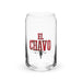 El Chavo Exclusive Art Piece Can-Shaped Glass Home Office Work Mexican Spanish Pride Gift Cup One-Of-A-Kind Calligraphy Glass | E1 Mexicada 16 oz