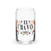 El Chavo Exclusive Art Piece Can-Shaped Glass Home Office Work Mexican Spanish Pride Gift Cup One-Of-A-Kind Calligraphy Glass | E7 Mexicada 16 oz