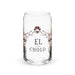 El Cholo Exclusive Art Piece Can-Shaped Glass Home Office Work Mexican Spanish Pride Gift Cup One-Of-A-Kind Calligraphy Glass | E13 Mexicada 16 oz