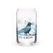 El Crow Exclusive Art Piece Can-Shaped Glass Home Office Work Mexican Spanish Pride Gift Cup One-Of-A-Kind Calligraphy Glass | E27 Mexicada 16 oz