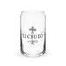 El Crudo Exclusive Art Piece Can-Shaped Glass Home Office Work Mexican Spanish Pride Gift Cup One-Of-A-Kind Calligraphy Glass | E15 Mexicada 16 oz