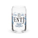 El Entj Exclusive Art Piece Can-Shaped Glass Home Office Work Mexican Spanish Pride Gift Cup One-Of-A-Kind Calligraphy Glass | E5 Mexicada 16 oz