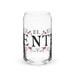 El Entp Exclusive Art Piece Can-Shaped Glass Home Office Work Mexican Spanish Pride Gift Cup One-Of-A-Kind Calligraphy Glass | E2 Mexicada 16 oz