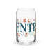 El Entp Exclusive Art Piece Can-Shaped Glass Home Office Work Mexican Spanish Pride Gift Cup One-Of-A-Kind Calligraphy Glass | E6 Mexicada 16 oz