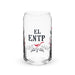 El Entp Exclusive Art Piece Can-Shaped Glass Home Office Work Mexican Spanish Pride Gift Cup One-Of-A-Kind Calligraphy Glass | E17 Mexicada 16 oz