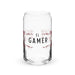 El Gamer Exclusive Art Piece Can-Shaped Glass Home Office Work Mexican Spanish Pride Gift Cup One-Of-A-Kind Calligraphy Glass | E5 Mexicada 16 oz