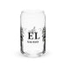 El Genio Exclusive Art Piece Can-Shaped Glass Home Office Work Mexican Spanish Pride Gift Cup One-Of-A-Kind Calligraphy Glass | E7 Mexicada 16 oz