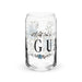 El Guay Exclusive Art Piece Can-Shaped Glass Home Office Work Mexican Spanish Pride Gift Cup One-Of-A-Kind Calligraphy Glass | E5 Mexicada 16 oz