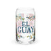 El Guay Exclusive Art Piece Can-Shaped Glass Home Office Work Mexican Spanish Pride Gift Cup One-Of-A-Kind Calligraphy Glass | E18 Mexicada 16 oz