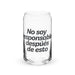 No Soy Responsable Después De Esto Exclusive Art Piece Can-Shaped Glass Home Office Work Mexican Spanish Pride Gift Cup One-Of-A-Kind Calligraphy Glass | N6 Mexicada 16 oz