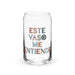 Este Vaso Me Entiende Exclusive Art Piece Can-Shaped Glass Home Office Work Mexican Spanish Pride Gift Cup One-Of-A-Kind Calligraphy Glass | E17 Mexicada 16 oz