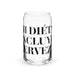 Mi Dieta Incluye Cerveza Exclusive Art Piece Can-Shaped Glass Home Office Work Mexican Spanish Pride Gift Cup One-Of-A-Kind Calligraphy Glass | M6 Mexicada 16 oz