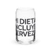 Mi Dieta Incluye Cerveza Exclusive Art Piece Can-Shaped Glass Home Office Work Mexican Spanish Pride Gift Cup One-Of-A-Kind Calligraphy Glass | M8 Mexicada 16 oz