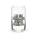 Ni Es Viernes, Pero Bueno Exclusive Art Piece Can-Shaped Glass Home Office Work Mexican Spanish Pride Gift Cup One-Of-A-Kind Calligraphy Glass | N5 Mexicada 16 oz