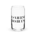 Ni Es Viernes, Pero Bueno Exclusive Art Piece Can-Shaped Glass Home Office Work Mexican Spanish Pride Gift Cup One-Of-A-Kind Calligraphy Glass | N15 Mexicada 16 oz