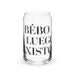 Bebo Y Luego Existo Exclusive Art Piece Can-Shaped Glass Home Office Work Mexican Spanish Pride Gift Cup One-Of-A-Kind Calligraphy Glass | B23 Mexicada 16 oz