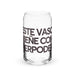 Este Vaso Viene Con Superpoderes Exclusive Art Piece Can-Shaped Glass Home Office Work Mexican Spanish Pride Gift Cup One-Of-A-Kind Calligraphy Glass | E4 Mexicada 16 oz