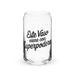 Este Vaso Viene Con Superpoderes Exclusive Art Piece Can-Shaped Glass Home Office Work Mexican Spanish Pride Gift Cup One-Of-A-Kind Calligraphy Glass | E12 Mexicada 16 oz