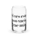 Si Ves Este Vaso Vacío, Trae Más Exclusive Art Piece Can-Shaped Glass Home Office Work Mexican Spanish Pride Gift Cup One-Of-A-Kind Calligraphy Glass | S40 Mexicada 16 oz