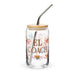 El Coach Exclusive Art Piece Can-Shaped Glass Home Office Work Mexican Spanish Pride Gift Cup One-Of-A-Kind Calligraphy Glass | E21 Mexicada 16 oz With Lid & Straw